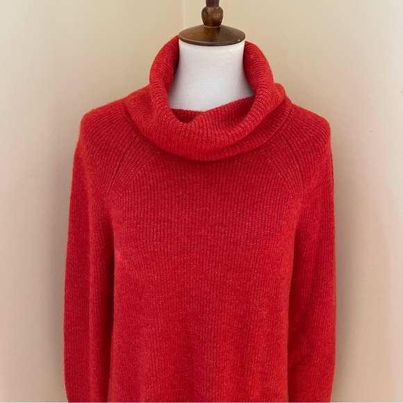 LOFT Cowl Neck Sweater Dress - Picture 5 of 7